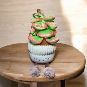 Greenhouse By RUSS Kellytoy 10" shelfsitter plush stuffed potted plant SUCCULENT